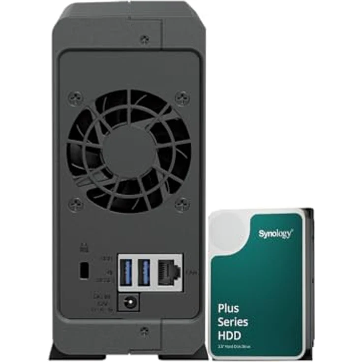 Synology DS124 NAS Bundle 1 GB mit 1 Synology 6TB Festplatte HAT3300, unmontiert, Schwarz – Bild 5