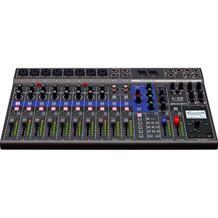 Zoom LiveTrak L-12, Studio- und Livemixer mit 12 Kanälen und integrierter Aufnahmefunktion – Bild 2