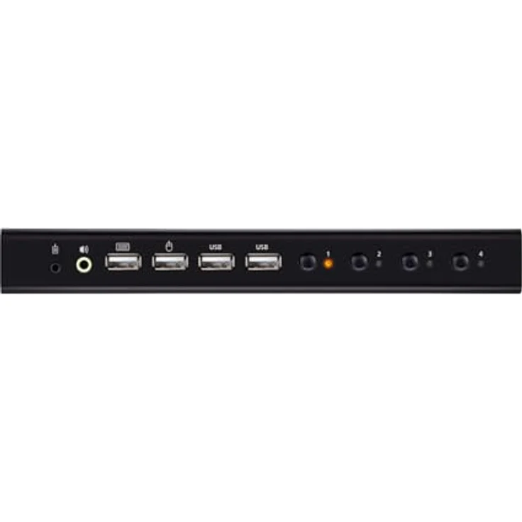 Aten CS784H 4-Port USB HDMI KVM Switch, 4K Unterstützung bis 5120×1440, Schwarz – Bild 3