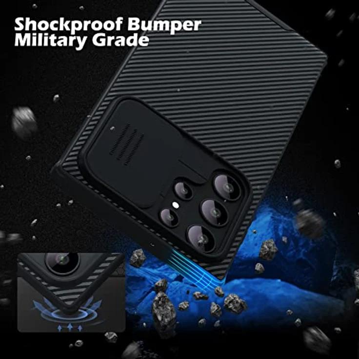 Nillkin Samsung Galaxy S23 Ultra TPU Cover - Schwarze Handyhülle mit stoßfestem Schutz – Bild 4