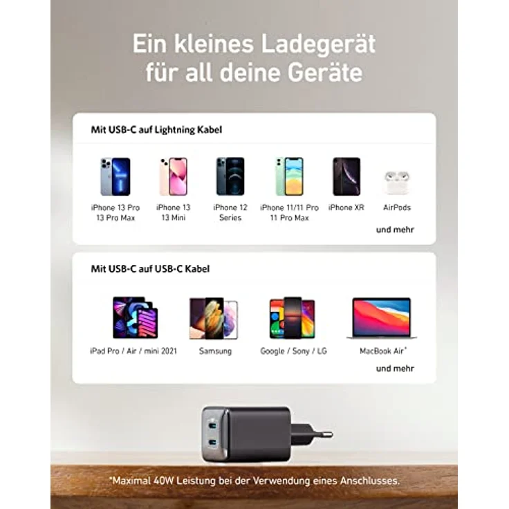 Anker 521 Charger (Nano Pro), schwarz (A2038311) – Bild 6
