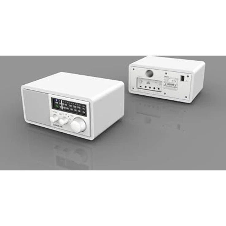 Sangean WR-11BT+ LE, Tischradio mit Bluetooth und AUX-Eingang, Holzgehäuse, weiss – Bild 4
