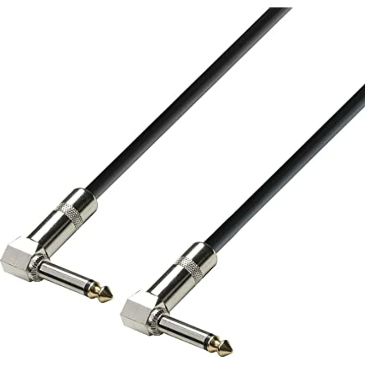 K3 IRR 0060 Instrumentenkabel 6,3 mm Winkelklinke mono auf 6,3 mm Winkelklinke mono 0,6 m – Bild 2