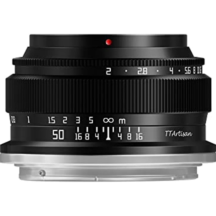 TTArtisan 50 mm F2 Metallgehäuse, kompatibel mit Nikon Z Mount (Vollrahmen) – Schwarz – Bild 1