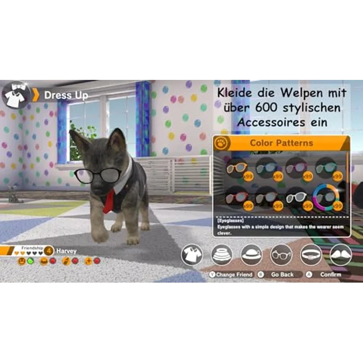 Fireshine Games Little Friends: Dogs & Cats - Haustier-Simulation für Nintendo Switch mit Code in a Box, Pflege von bis zu 12 Tieren, über 600 Accessoires, interaktive Steuerung – Bild 4
