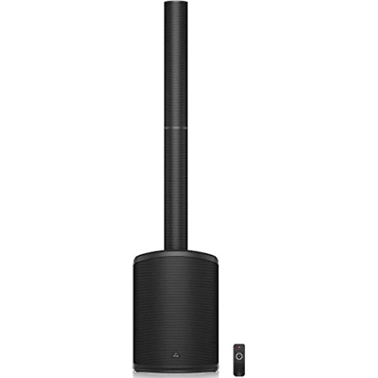 Behringer C210 Aktiver 200-Watt-Säulenlautsprecher mit 8-Zoll-Subwoofer, Bluetooth-Audio-Streaming, LED-Beleuchtung und Fernbedienung – Bild 1