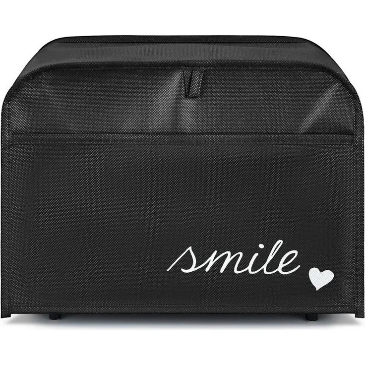 "kwmobile Abdeckhaube Hülle für 2-Scheiben Toaster - Staubschutz Abdeckhaube - 19 x 20,3 x 28 cm, transparent"