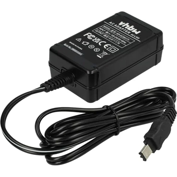 vhbw KAMERA-NETZTEIL LADEGERÄT passend für SONY Handycam CCD-TRV218E, CCD-TRV228E etc. ersetzt AC-L10, AC-L10A, AC-L10B, AC-L15, AC-L15A, AC-L15B – Bild 2
