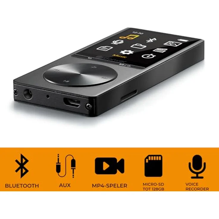 Denver Electronics MP4-Player MP-1820B, mehrfarbig, 16GB Speicherplatz – Bild 3