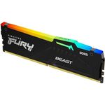 Kingston Fury Beast Schwarz RGB Expo 32GB 6000MT/s DDR5 CL30 DIMM Desktop Gaming Speicher Einzelnes Modul - KF560C30BBEA-32