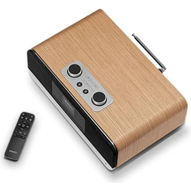 Roberts Radio Blutune 300L, All-in-One Audiosystem mit CD, DAB+/FM, Bluetooth, USB, Kirschbaum – Bild 3