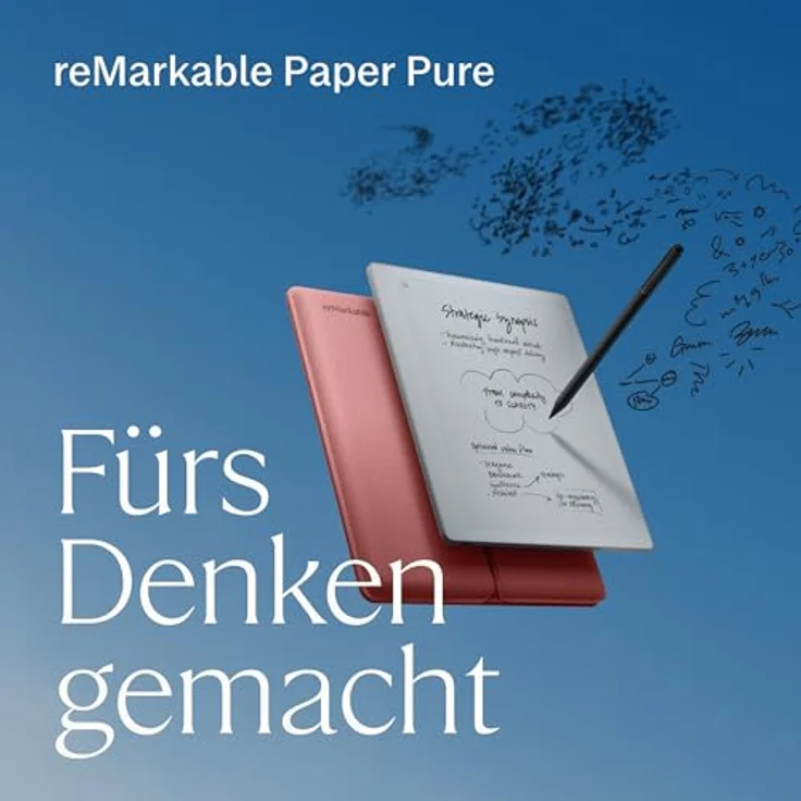 REMARKABLE Paper Pure – Tablet mit Marker Plus und Sleeve Folio, 10,3 Zoll, Wüstenrosa, bis zu 3 Wochen Akkulaufzeit, Cloud-fähig – Bild 2