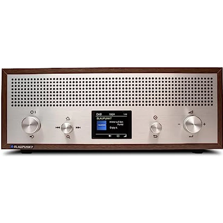 BLAUPUNKT Verona RXD 190 DAB+ mit AUX IN und Bluetooth - 15 Watt RMS Radio mit LC-Farbdisplay, Radio mit Wecker, Stereo Radio, Walnuss – Bild 1