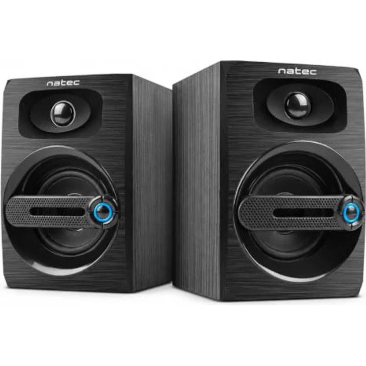 Natec Cougar 2.0 PC-Lautsprecher, 6 Watt, schwarz – Bild 2