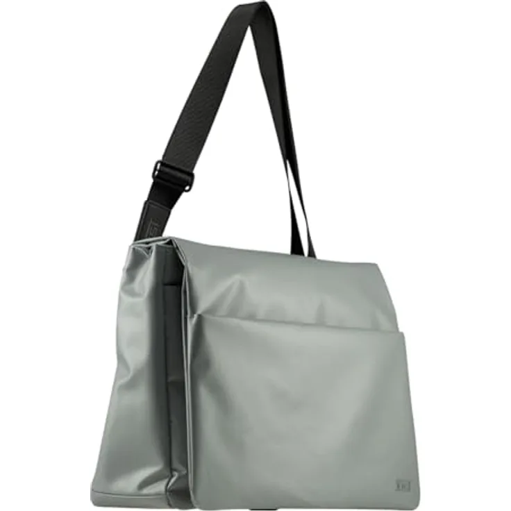 Jost Tolja Umhängetasche, wasserdichte Messenger Bag mit Tabletfach, grau