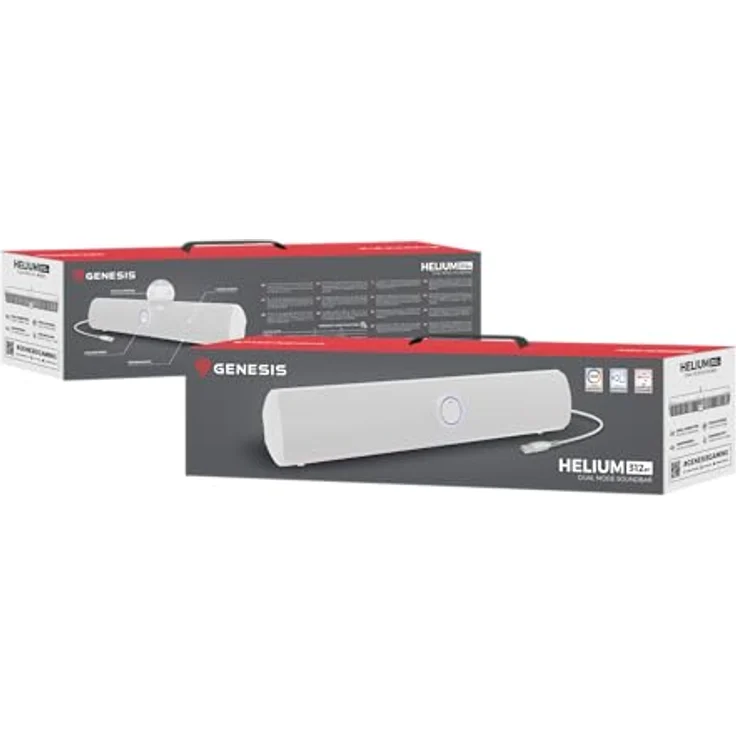 Genesis Helium 312 BT, Bluetooth 5.2 RGB Soundbar mit 10W Leistung und berührungsempfindlicher Steuerung – Bild 6