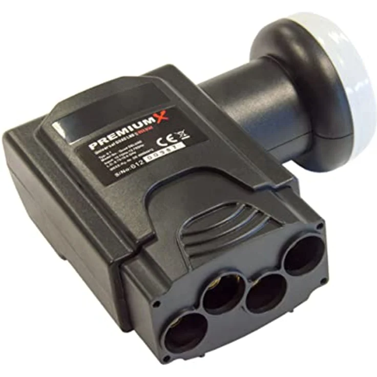 Fuba DAA 850 A Digital Sat Schüssel Anthrazit 85x85cm, Quad LNB für bis zu 4 Teilnehmer, inkl. 8x F-Stecker, ideal für FullHD und 4K-UltraHD – Bild 4