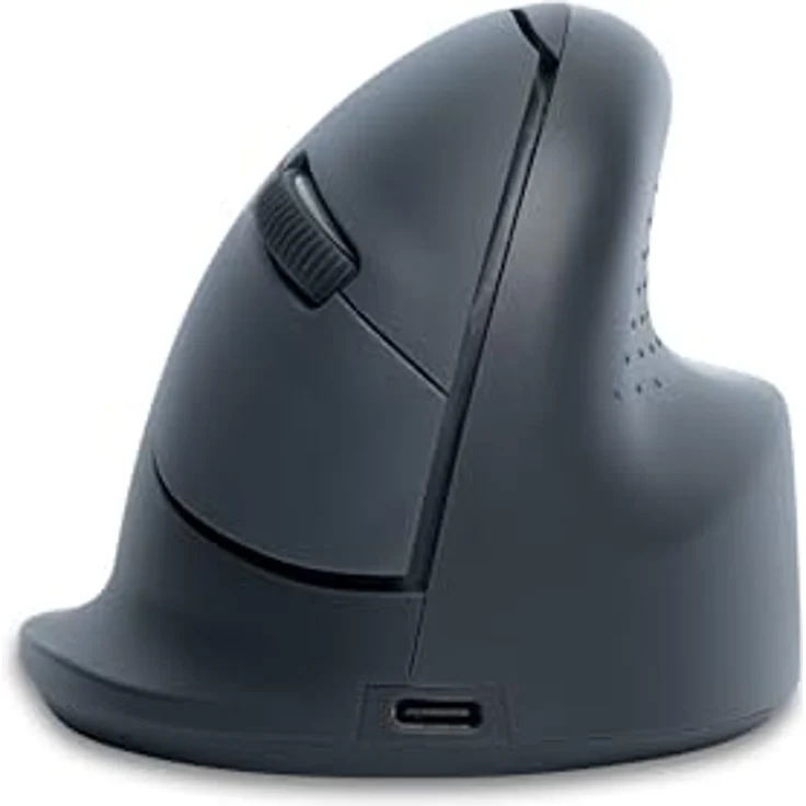 R-Go HE Basic Ergonomische Maus, Bluetooth 5.0, Wiederaufladbar, Vertikale Ergo Maus, 1600 DPI, Schwarz – Bild 1
