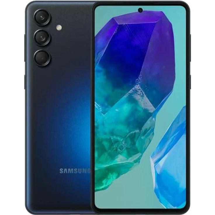 Samsung Galaxy M55 5G, Dual, 128GB 8GB Ram, Black Smartphone – Bild 1
