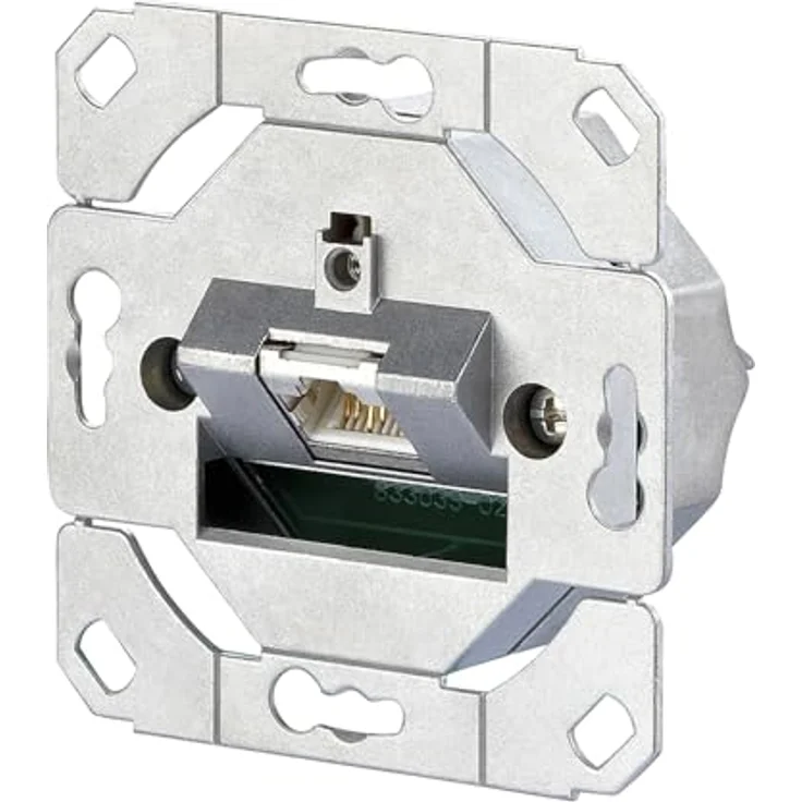 Metz Connect Netzwerkdose Unterputz CAT 6a, 1 Port, Metall, PoE bis 90W, für 10 Gbit Netzwerke – Bild 2