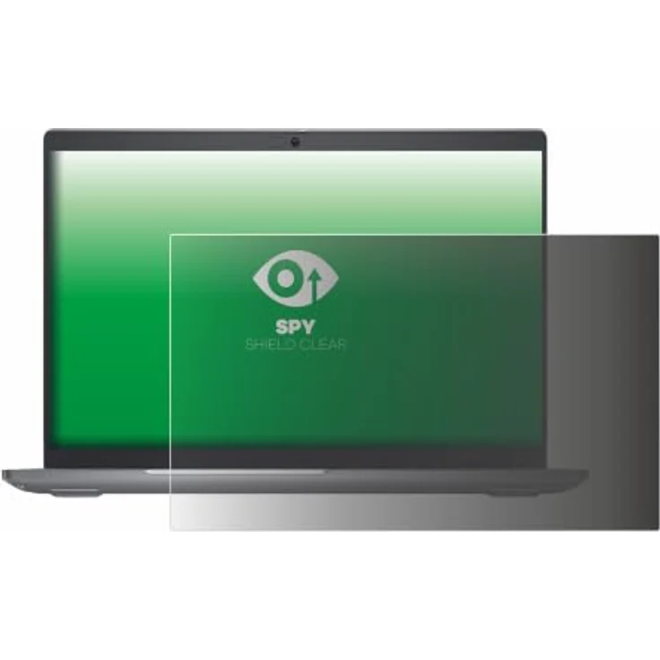 upscreen Blickschutzfolie für Dell Latitude 5550 Laptop, Anti-Spy Schutzfolie mit Blaulichtfilter, blasenfreier Montage – Bild 2