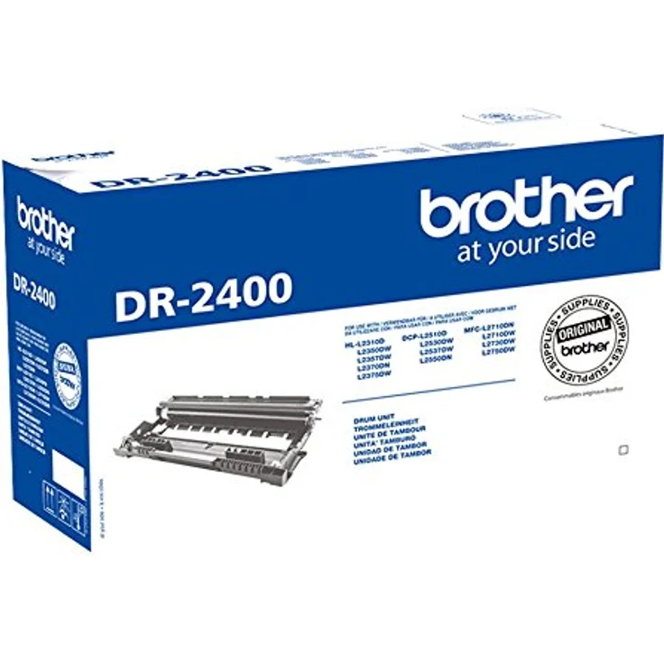 Brother DR-2400 Original Trommel Schwarz, für 12.000 Seiten, optimiert für Brother Laserdrucker – Bild 2