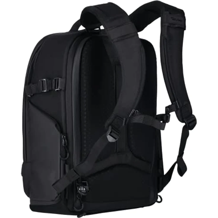 Rollei Fotoliner Ocean Pro: Großer Kamerarucksack in Schwarz aus 49 recycleten PET-Flaschen, Handgepäck-geeignet, inkl. Laptop-Fach, versetzbare Trennwände – Bild 2