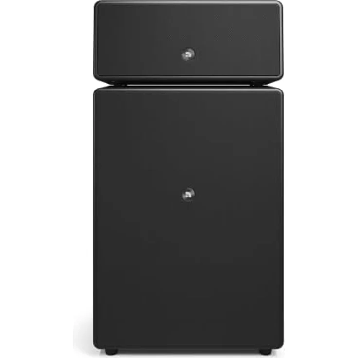Audio Pro Drumfire II W, Aktives 2.1 Standlautsprechersystem mit 200 W Leistung, Schwarz – Bild 1