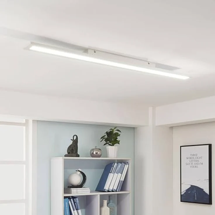 Arcchio LED Panel 'Arya' dimmbar mit Fernbedienung in Weiß - Bürolampe, Deckenlampe, Arbeitszimmerleuchte – Bild 3
