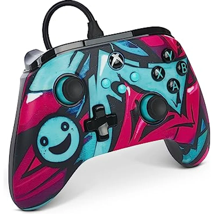 Esselte PowerA Advantage Gaming Controller, kabelgebunden für Xbox Series X S, mit 2 belegbaren Tasten, 3-Wege-Trigger-Locks, Blau und Violett, 3 Meter USB-C-Kabel – Bild 2