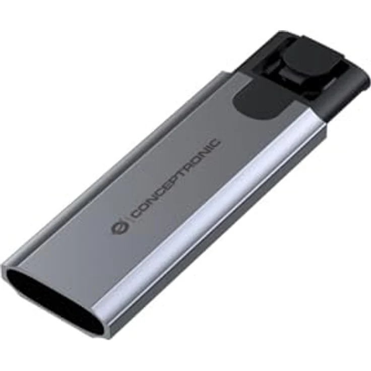 Conceptronic DANTE05G M.2 NVMe SSD-Gehäuse, USB 3.2 Gen 2, Aluminium, unterstützt SSD-Größen 22x30 mm bis 22x80 mm – Bild 5