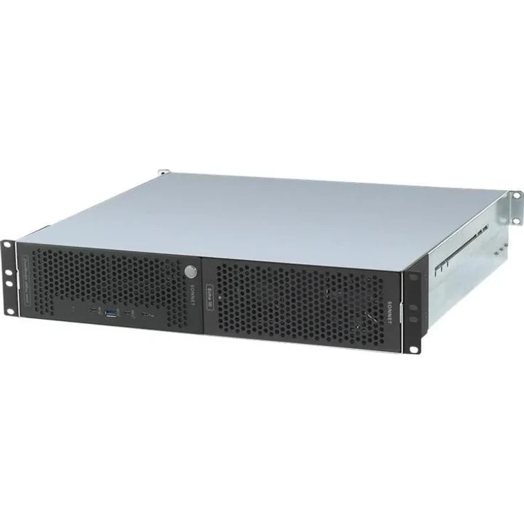 Sonnet DuoModo xMac mini/Echo III Rackmount, Festplattengehäuse für M.2 2280, Schwarz