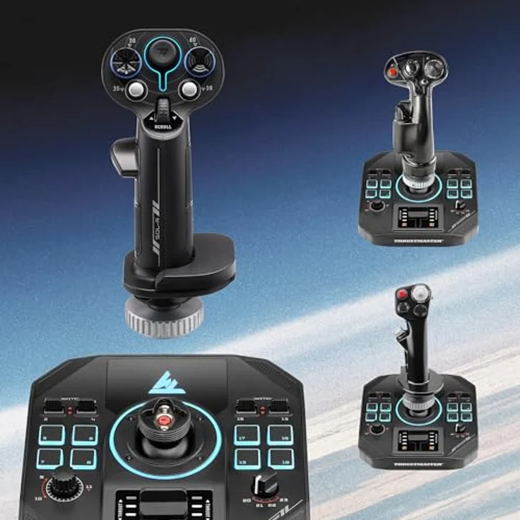 Thrustmaster Sol-R 5 Base Joystick, kompatible Basis für Flugsimulationen mit abnehmbaren Griffen – Bild 7