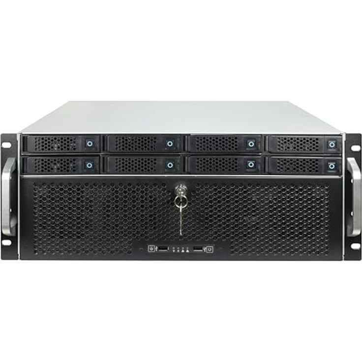 Inter-Tech 48.3cm IPC 4U-4708 4HE Storagegehäuse – Bild 2