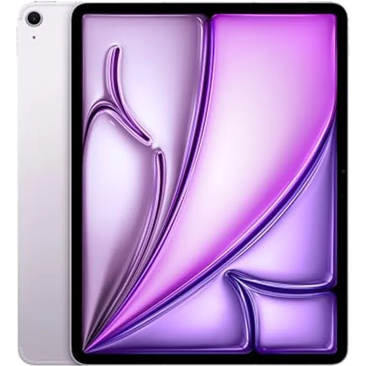 Apple 13" iPad Air 2024 (M2): Liquid Retina Display, 12 MP Querformat Frontkamera/12 MP Rückkamera, Touch ID, WLAN 6E, 5G, 512 GB, Violett