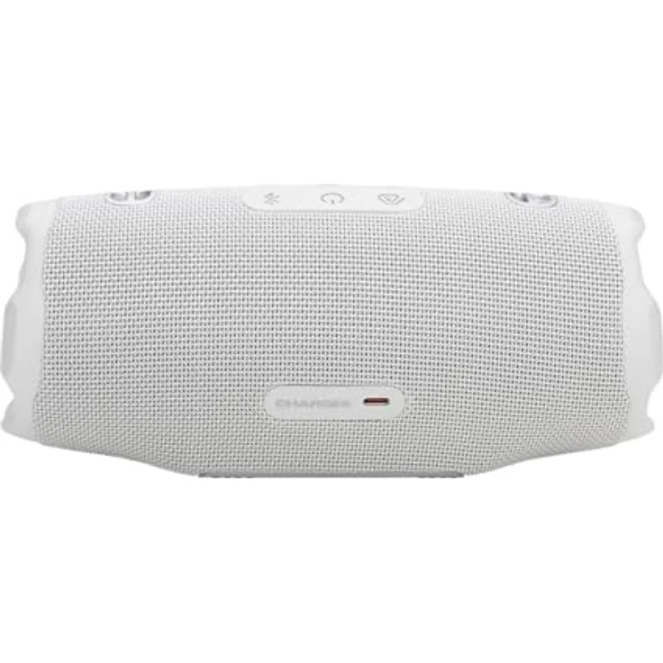 JBL Charge 6, tragbarer Bluetooth-Lautsprecher, 28 Stunden Akkulaufzeit, IP68 wasserdicht, Staub- und stoßfest, Pro Sound mit AI Sound Boost, Auracast Multi-Speaker, Weiß – Bild 5