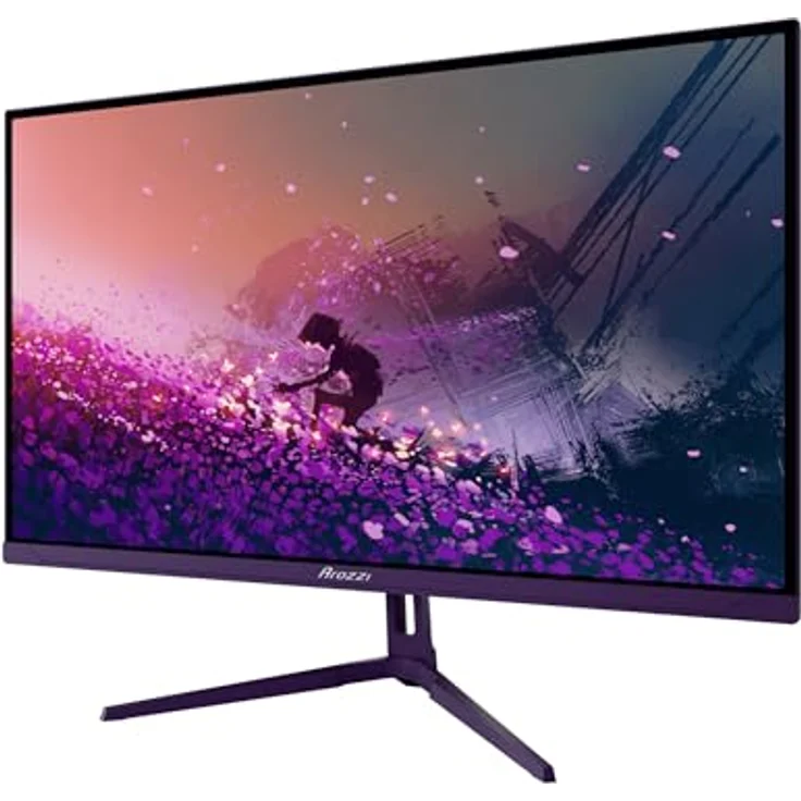 Arozzi Nova 27” Gaming Monitor, QHD 1440p, IPS 180Hz, HDR10, 100% sRGB, flimmerfrei, lila – Bild 1