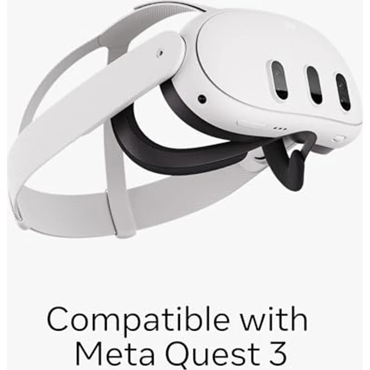 Meta Offene Headset-Einlage für Meta Quest 3 Virtual-Reality-Brille, flexibles Design für mehr Tragekomfort und offenes Sichtfeld – Bild 5