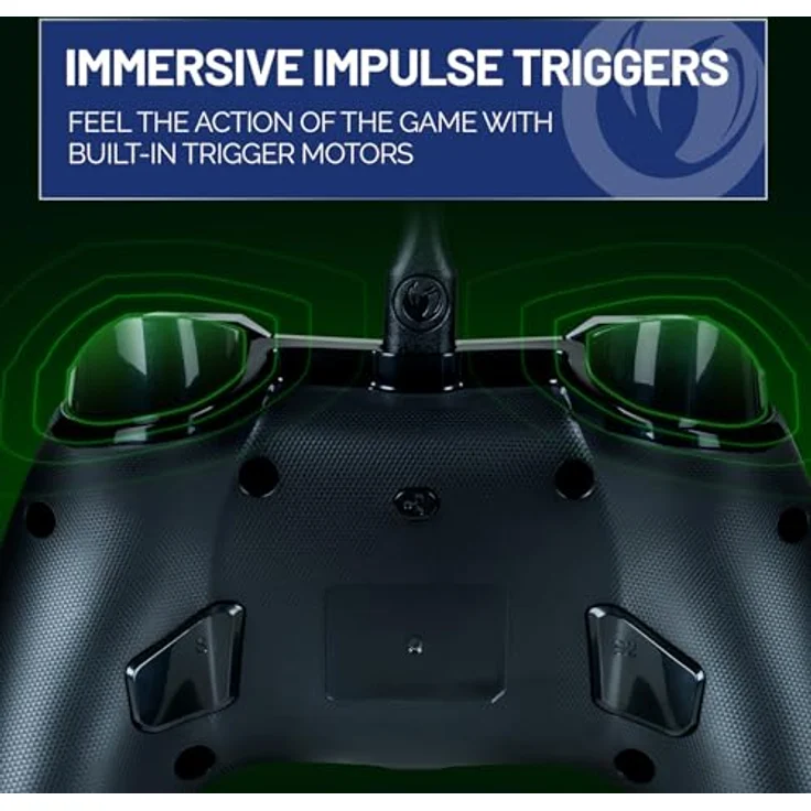 Nacon Xbox Controller EVOL-X PRO, Schwarz, Impulse Triggers, Rumble Motors, Share Button – Bild 5