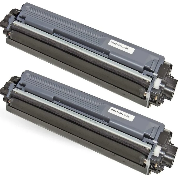 D&C Tonerkartusche Kompatibel Brother TN-243, TN-247 Multipack 2x Schwarz, 3.000 Seiten Reichweite pro Kartusche
