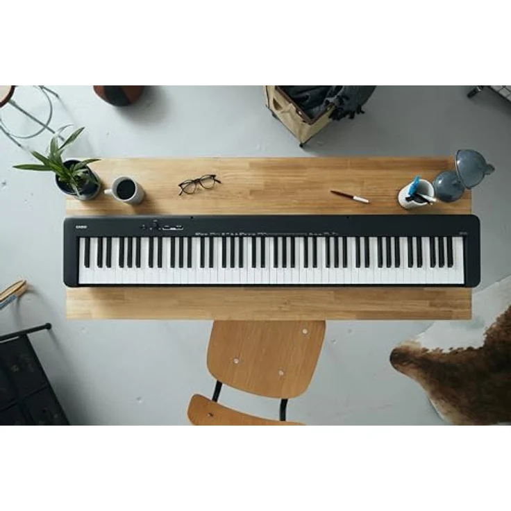 CASIO Digitalpiano CDP-S110BK, 88-tastige gewichtete Klaviatur, 10 hochwertige Klänge, USB to Host Anschluss, schwarz, mit Pedal – Bild 8