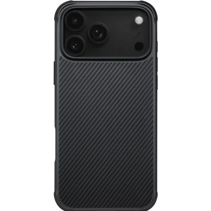 Pitaka ProGuard für Apple iPhone 17 Pro, Smartphone Hülle aus aerospace-grade Aramidfaser, schwarz, militärischer Schutz, MagSafe-kompatibel