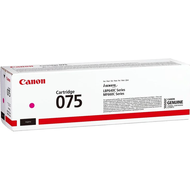 Canon Toner Cartridge 075 M, Magenta, originale Tonerpatrone mit Druckleistung von bis zu 1300 Seiten – Bild 1