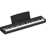Yamaha Digitalpiano P-225B, schwarz, 88 Tasten mit GHC-Tastatur, inkl. Notenablage, Fußschalter und Netzadapter, Virtual Resonance Modeling
