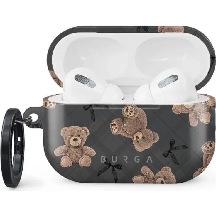 Burga Schutzhülle für AirPods Pro 2, robuste Kopfhörertasche mit kratzfester Schutzhülle