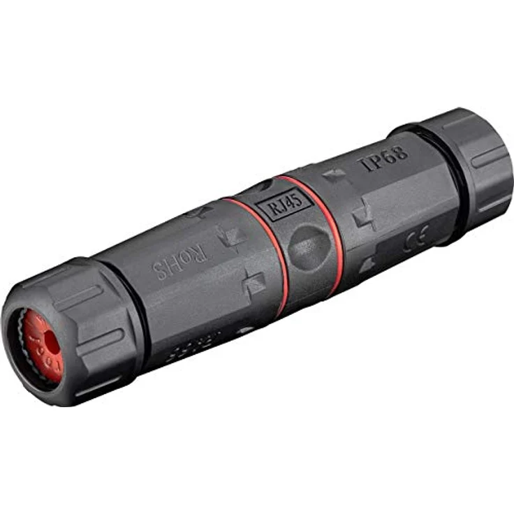 Goobay 44417 Outdoor CAT 6 Kabelverbinder wasserdicht / Kabelmuffe IP68 / LSA Netzwerkkabel Verbinder / 250 MHz Kupplung zur LAN Kabel Verlängerung / AWG 22-26 / STP – Bild 1