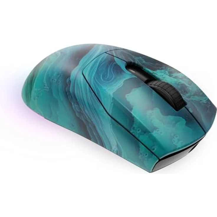 Sharkoon SKILLER SGM25W Ocean, Kabellose Maus in türkis/blau mit ergonomischem Design – Bild 3