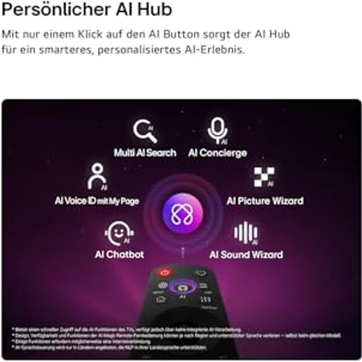 LG OLED55B68LA, 55 Zoll 4K OLED AI TV mit α8 Gen3 4K AI Prozessor, 120Hz, webOS 26, Dolby Vision und Dolby Atmos – Bild 5