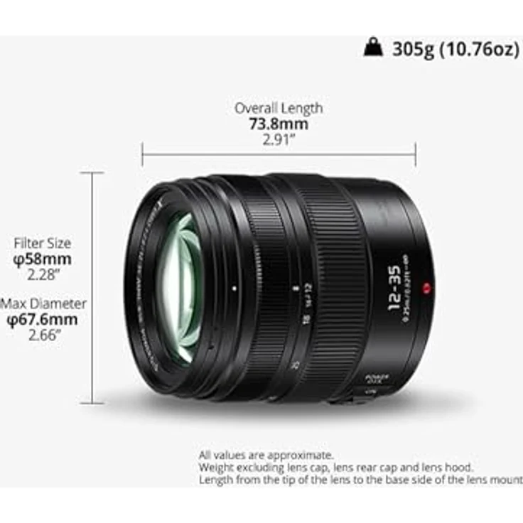 Panasonic H-HSA12035E Lumix G Vario 12-35 mm- F2.8 ASPH.-Power O.I.S. schwarz - Preisvergleich – Bild 6