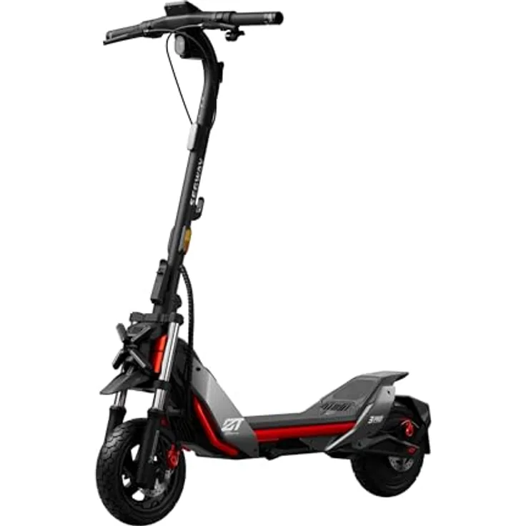 Segway-Ninebot Segway ZT3 Pro D, E-Scooter mit Straßenzulassung, 70 km Eco- Reichweite, 56km Reichweite bei 20km/h, Vollfederung, 120 kg Tragfähigkeit, 25% Steigung, Apple FindMy, Offroad-Reifen, wasserfest - Ninebot